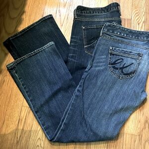 2 pairs of Express Stella Boot Cut Jeans